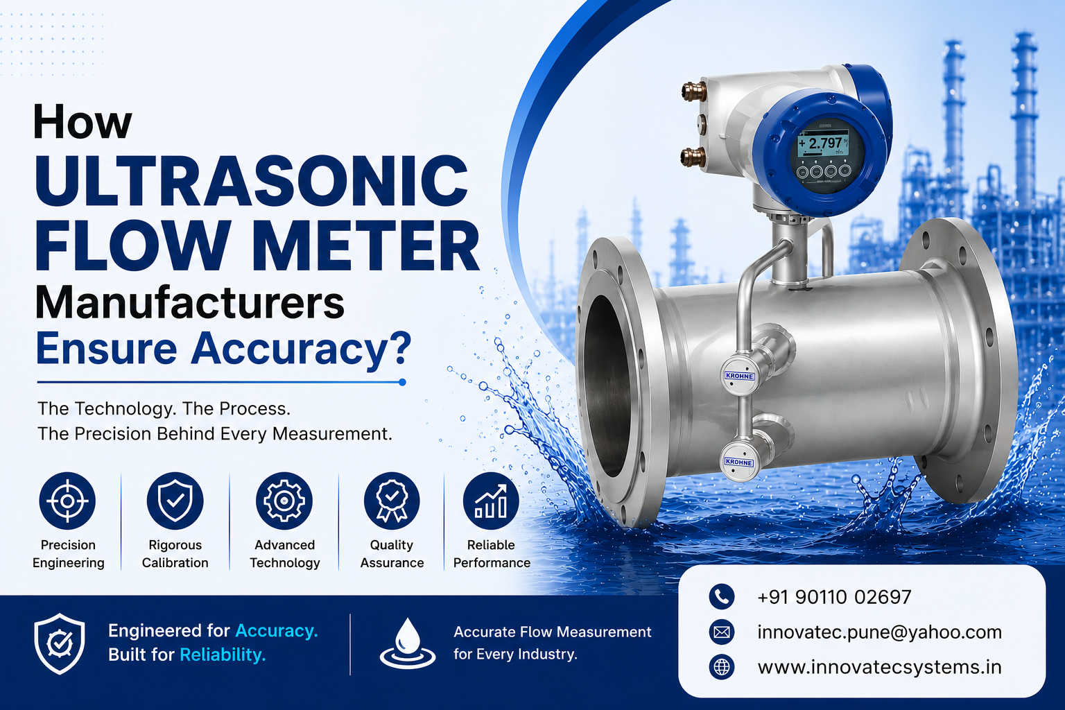How Ultrasonic Flow Meter Manufacturers Ensure Accuracy