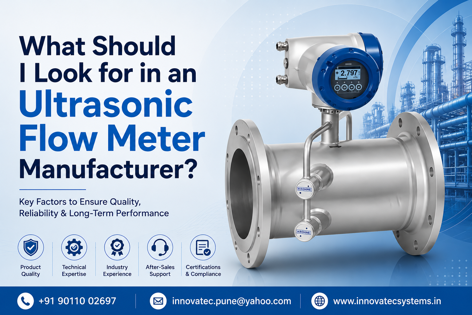 What Should I Look for in an Ultrasonic Flow Meter Manufacturer?